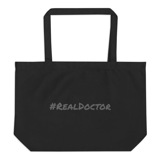 #RealDoctor Large organic tote bag