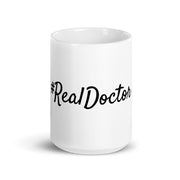 #RealDoctor White glossy mug